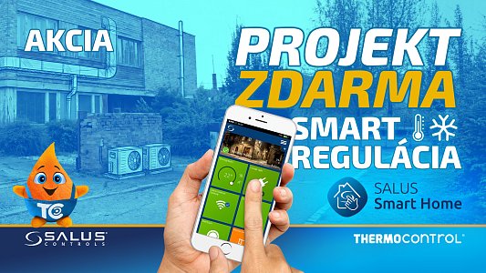 Bezplatný návrh regulácie vykurovania Salus Smart Home - pokračuje