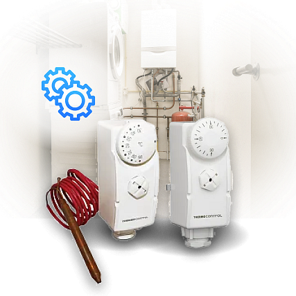Mechanické príložné termostaty