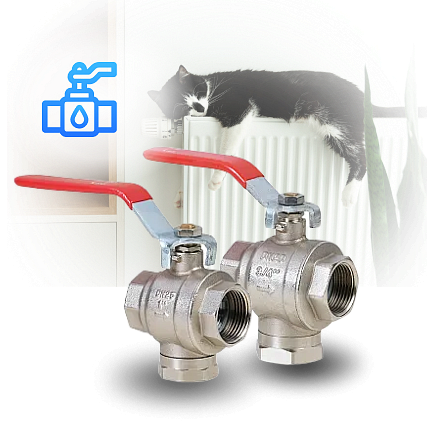 Guľové ventily s magnetom a filtrom