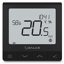 Ultratenký termostat so snímačom vlhkosti a vstavanou Li-Ion batériou