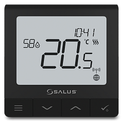 Ultratenký termostat so snímačom vlhkosti, 230 V