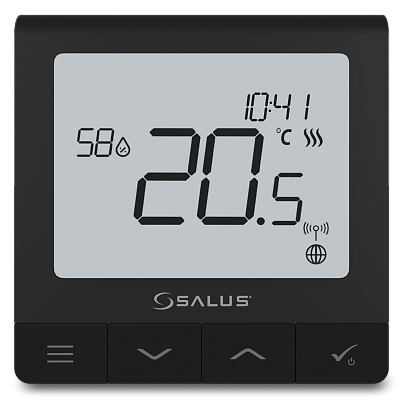 Ultratenký termostat so snímačom vlhkosti, 230 V