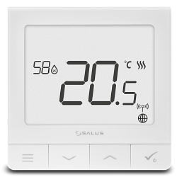 Ultratenký termostat so snímačom vlhkosti, 230 V