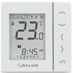 Digitální program. termostat 4v1, bílý, 230V