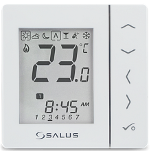 Digitální program. termostat 4v1, bílý, 230V