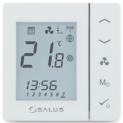 Termostat pro FAN COIL, bezdrátový, 2,4GHz, 230V