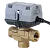 Motorický ventil so spínacím kontaktom, trojcestný